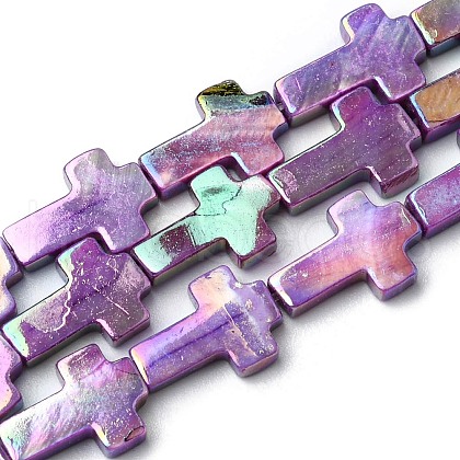 Natural Freshwater Shell Beads Strands SHEL-K006-02C-1