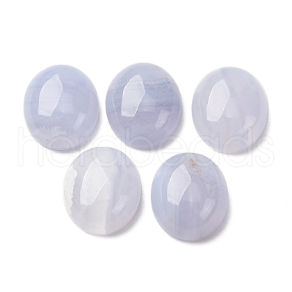 Natural Blue Lace Agate Cabochons G-I363-01E-1