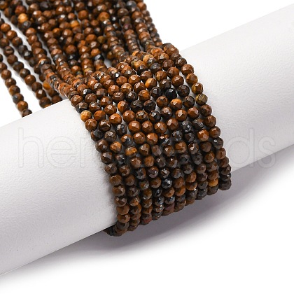 Natural Tiger Iron Beads Strands G-RM250104-B5-1