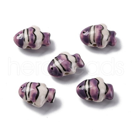 Handmade Porcelain Beads PORC-R002-01D-1