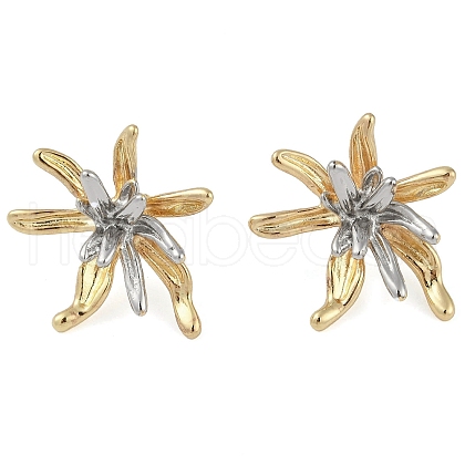 Brass Stud Earring EJEW-Q387-02GP-1