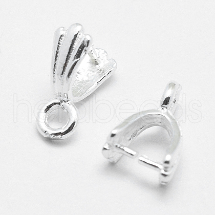 925 Sterling Silver Pendant Bails STER-E050-12S-1