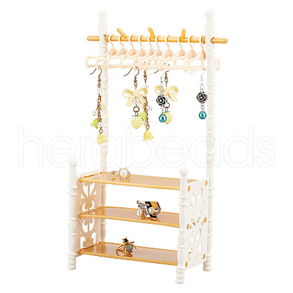 Random Color Plastic Doll Clothes Shoes Rack AJEW-WH0332-35B-1