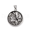 304 Stainless Steel Pendants X-STAS-J039-15AS-2