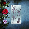 BENECREAT 4Pcs 4 Patterns Stainless Steel Cutting Dies Stencils DIY-BC0002-96-6