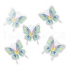 Transparent Acrylic Pendants MACR-D079-01G-2