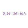 Woven Glass Flower Adjustable Braided Bead Bracelets for Women BJEW-MZ00100-7