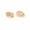 Hollow Brass Charms Cabochons Settings KK-T062-170G-NF-2