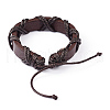 Adjustable Leather Cord Bracelets BJEW-L578-01A-2