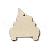 Single Face Printed Wood Pendants WOOD-H102-02J-3