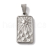 Non-Tarnish 304 Stainless Steel Pendants STAS-L081-034P-1