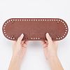 PU Leather Oval Bottom FIND-WH0066-96C-3
