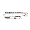 304 Stainless Steel Safety Pins Brooch Findings STAS-K252-11A-P-1