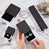  4Pcs 4 Style Cardboard Jewelry Boxes CBOX-NB0001-26-4