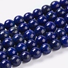 Natural Lapis Lazuli Beads Strands G-G087-6mm-1
