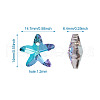 K9 Glass Rhinestone Charms X-GLAA-TA001-006-9