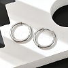 Tarnish Resistant 304 Stainless Steel Huggie Hoop Earring Findings STAS-I097-051B-3