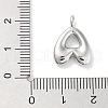 Rack Plating Brass Balloon Letter Pendants KK-C050-01P-A-3