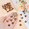 Olycraft 1 Strand Natural Tiger Eye Beads Strands G-OC0005-79-3