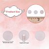 Olycraft Frosted Natural Rose Quartz Round Beads Strands G-OC0003-57B-2