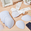 10Pcs EVA Cloth Teardrop Fascinator Hat Base for Millinery AJEW-FG0004-53B-5