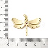 Brass Micro Pave Cubic Zirconia with Enamel Pendants KK-Q098-12G-3