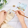  8Pcs 8 Style Bee & Honeycomb Dangle Leverback Earrings for Women HJEW-NB0001-36-4