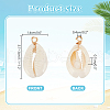   100Pcs Natural Cowrie Shell Pendants FIND-PH0021-26-2
