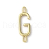 Rack Plating Brass Connector Charms KK-P245-07G-G-1