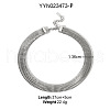 Stainless Steel Chain Bracelets & Necklaces Sets for Women QZ7044-1-3