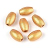 Spray Painted Schima Wood Beads WOOD-T032-30B-01-1