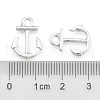 Anchor Brass Pendants ZIRC-F022-64S-3