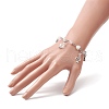 Star & Heart & Music Note Alloy Charm Bracelet BJEW-JB09308-3