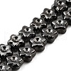 Electroplate Glass Beads Strands EGLA-V001-02-4