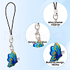 Alloy Enamel Mobile Straps HJEW-HY00007-5