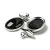 Natural Obsidian Big Pendants G-Z050-09C-2