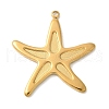 304 Stainless Steel Pendants STAS-G352-30G-01-1