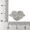 304 Stainless Steel Connector Charms STAS-P344-02P-3