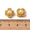 Rack Plating Hollow Brass Beads KK-K381-20A-MG-3