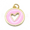 Brass Enamel Pendants KK-M207-D02-06-1