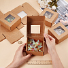 Paper Candy Storage Box CON-WH0084-95A-3