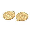 Ion Plating(IP) 304 Stainless Steel Pendants STAS-E182-17G-2