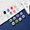 32Pcs 16 Colors Silicone Thin Ear Gauges Flesh Tunnels Plugs FIND-YW0001-17B-6