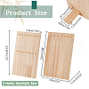  2 Styles Wood Necklace Display Stands NDIS-NB0001-08-2