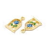 Alloy Enamel Pendants ENAM-D046-13G-03-2