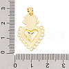 Rack Plating Brass Enamel Pendants KK-P269-08G-04-3