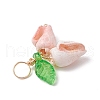 12Pcs 4 Styles Natural Sea Shell Copper Wire Wrapped Pendants PALLOY-JF03611-6
