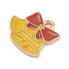 Christmas Theme Alloy Enamel Pendants ENAM-Z019-01L-2