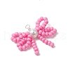 Handmade Glass Seed Beaded Pendants PALLOY-MZ00768-04-3