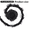 WADORN 1 Bundle Double Layers Polyester Lace Trim OCOR-WR0001-27B-2